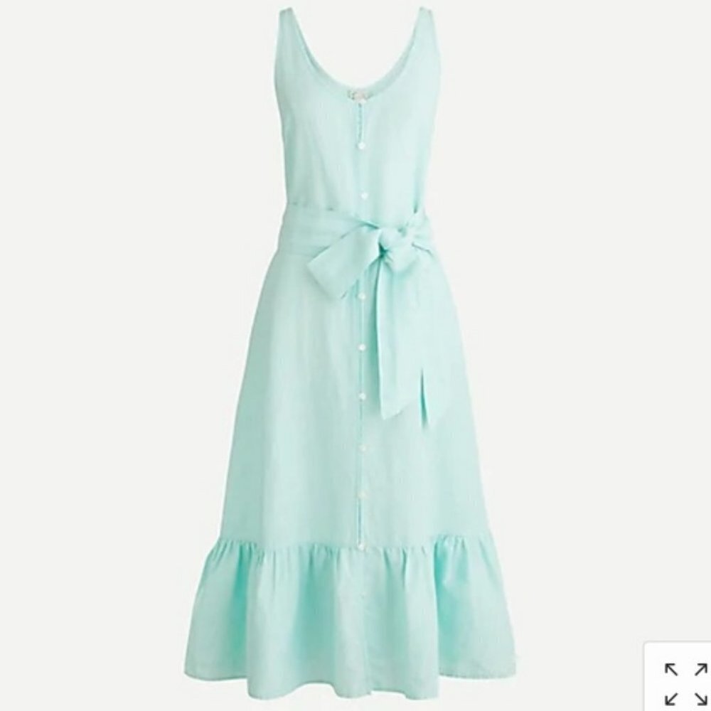 J. Crew Light Blue Midi Dress